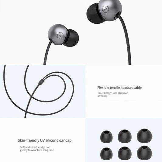 Original Xiaomi Dual Magnetic Super Dynamic Unit Earphone, Length: 1.28m by Xiaomi