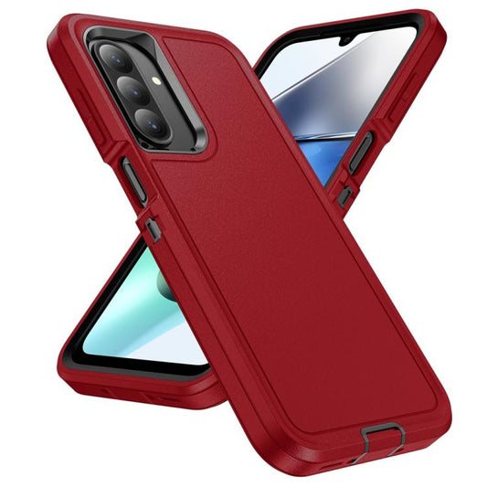 For Samsung Galaxy A26 5G Life Waterproof Rugged Phone Case(Red + Black) by bashfashion