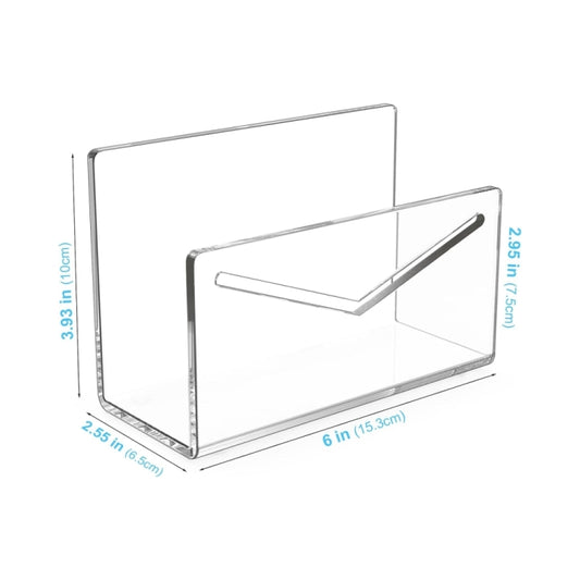 YX081 Acrylic Envelope Storage Display Stand by bashfashion