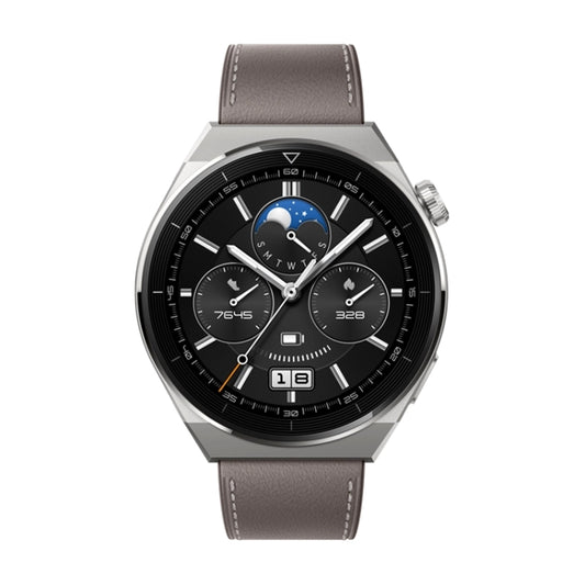 22mm Universal Square Tail Leather Watch Band(Grey) by bashfashion