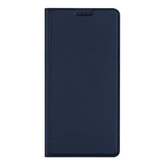 For Redmi Note 14 4G 163.25mm DUX DUCIS Skin Pro Series Flip Leather Phone Case(Blue) by DUX DUCIS