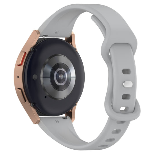 22mm Slim Reverse Buckle Silicone Watch Band(Grey) by bashfashion