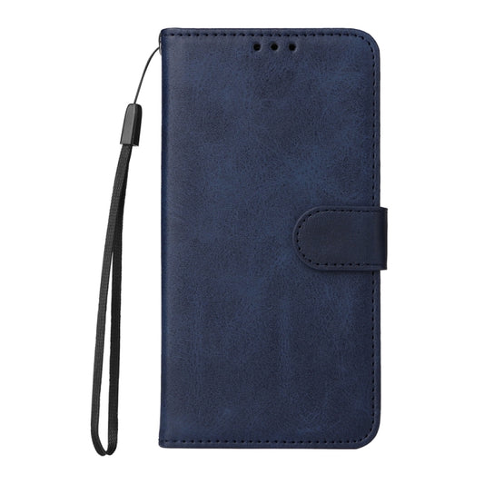 For iPhone 16e Classic Calf Texture Flip Leather Phone Case(Blue) by bashfashion