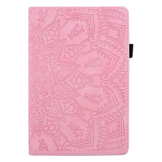 For iPad Pro 11 2025 / 2024 Calf Texture Embossed Leather Tablet Case(Pink) by bashfashion