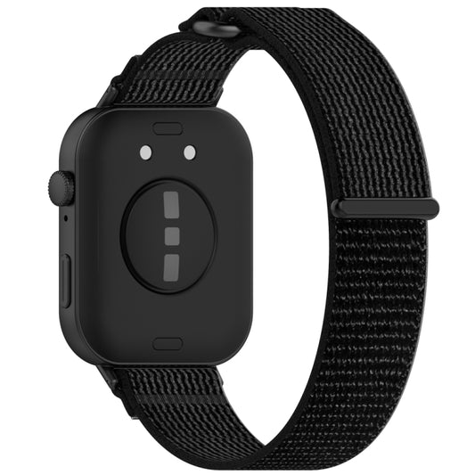 For Huawei Watch Fit3 Loop Nylon Watch Band(Black Grey) by bashfashion