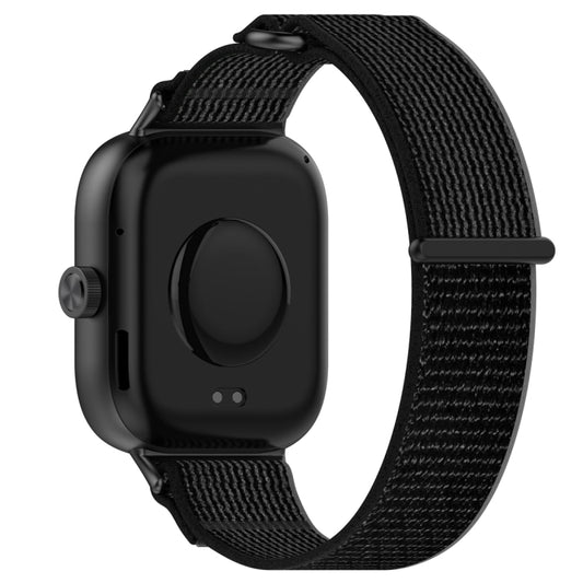 For Xiaomi Smart Band 9 Pro / 8 Pro Loop Nylon Watch Band(Black Grey) by bashfashion