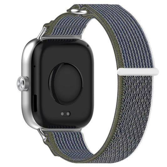 For Xiaomi Smart Band 9 Pro / 8 Pro Loop Nylon Watch Band(Green Grey) by bashfashion