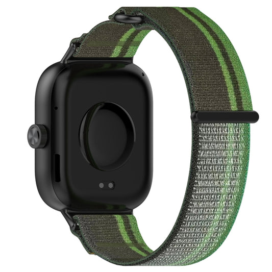 For Xiaomi Smart Band 9 Pro / 8 Pro Loop Nylon Watch Band(Dark Green) by bashfashion