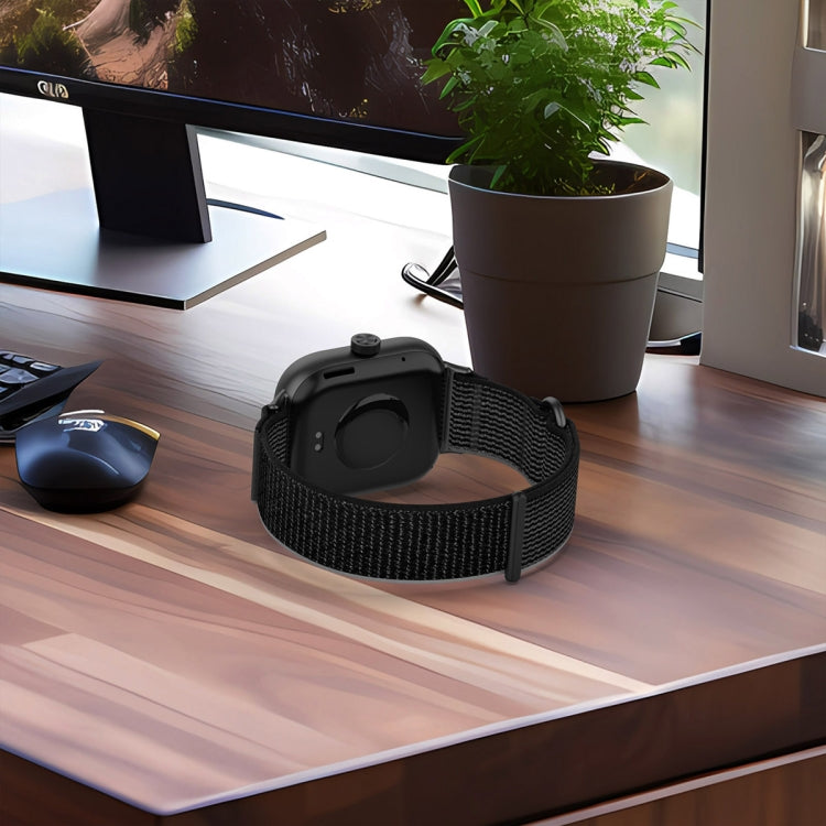 For Xiaomi Smart Band 9 Pro / 8 Pro Loop Nylon Watch Band(Dark Green) by bashfashion