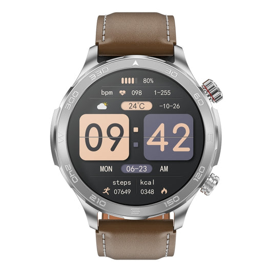 DK67 1.53 inch IP67 BT 5.0 Fitness Sport Smart Watch, Support Bluetooth Call / Sleep / Blood Oxygen / Heart Rate / Blood Pressure Health Monitor(Brown) by bashfashion