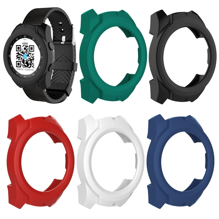 For Ticwatch Pro 2020 / Ticwatch Pro Universal Silicone Protective Case(Black) by bashfashion