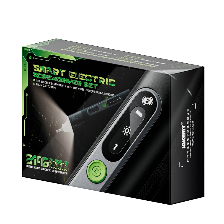 JAKEMY JM-8196 35 in 1 Dual Dynamics Precision Electric Screwdriver Set with Adaptive Torque / Triple Lighting Mode by JAKEMY