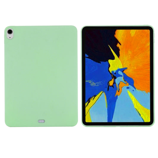 For iPad Air 13 2025 / 2024 Pure Color Liquid Silicone Shockproof Tablet Case(Green) by bashfashion