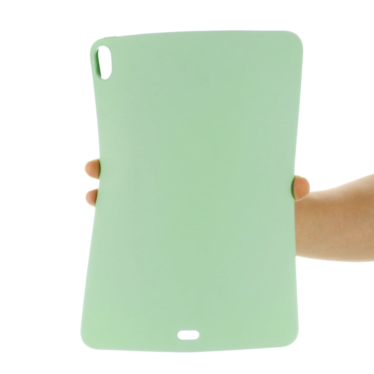 For iPad Air 13 2025 / 2024 Pure Color Liquid Silicone Shockproof Tablet Case(Green) by bashfashion