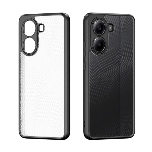 For Xiaomi Poco X7 Pro DUX DUCIS Aimo Series TPU + PC Frosted Feel Phone Case(Black) by DUX DUCIS