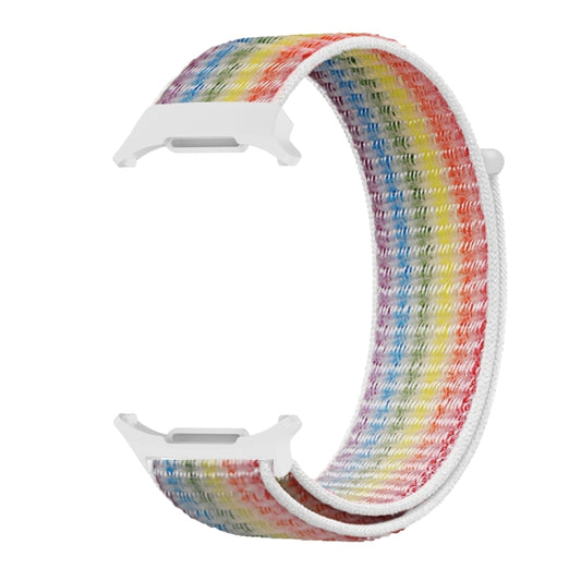 For Samsung Galaxy Watch Ultra 47mm / Ultra 2025 Plastic Connector Nylon Loop Watch Band(Colorful) by bashfashion