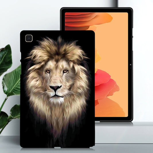 For Samsung Galaxy Tab A7 10.4 2020 Color Painting Pattern Smart Tablet TPU Case(Lion) by bashfashion