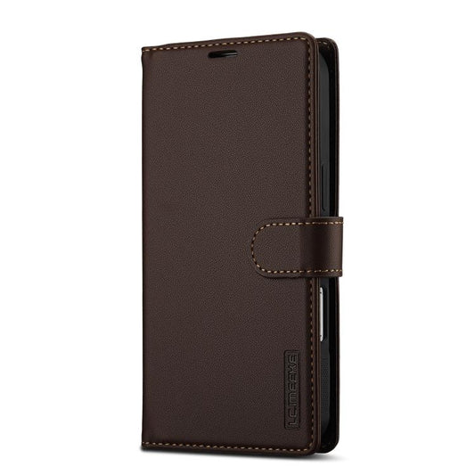 For iPhone Air LC.IMEEKE L2 Series Detachable Magsafe PU Phone Case with Lanyard(Brown) by LC.IMEEKE