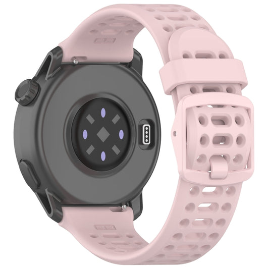For COROS PACE 3 Color Buckle Liquid Silicone Strap(Sand Pink) by bashfashion