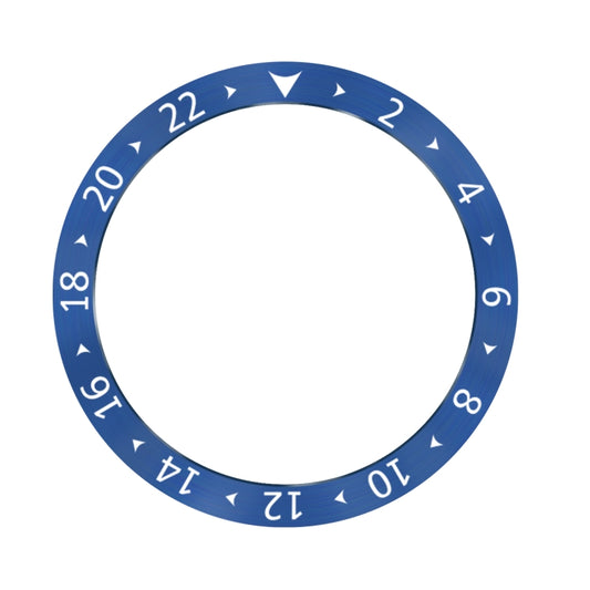 For Samsung Galaxy Watch Ultra 47mm Style C Smart Watch Dial Stainless Steel Bezel Ring Cover(Blue) by bashfashion