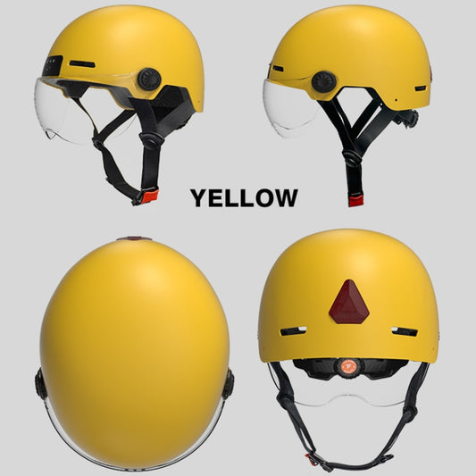 M6 1080P HD Camera Recorder Cycling Smart Helmet, Size: 54-63cm(Yellow) by bashfashion