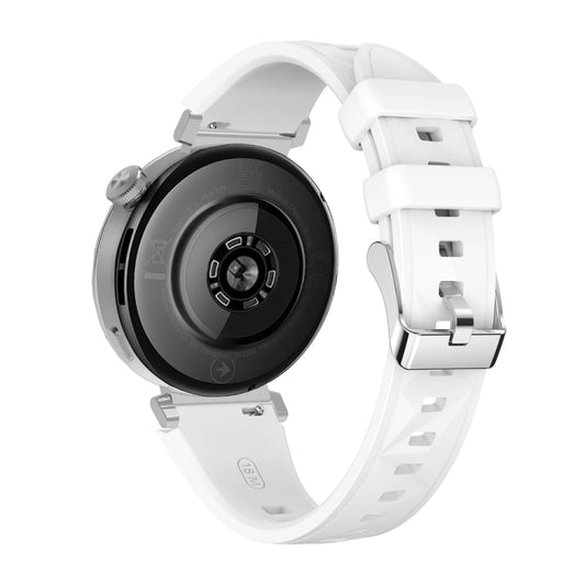 For Huawei Watch GT 5 41mm Official 18mm Silicone Watch Band(White) by bashfashion