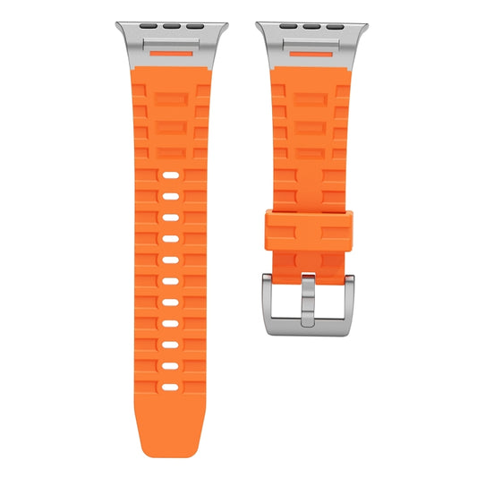 For Apple Watch 42mm / 41mm / 40mm / 38mm Trailblazer Silicone Watch Band(Orange) by bashfashion