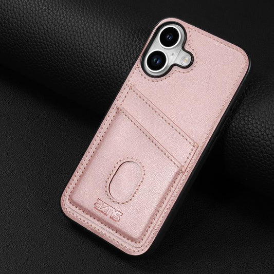 For iPhone 17 AZNS K1 Series Card Slot Business Phone Case(Pink) by AZNS