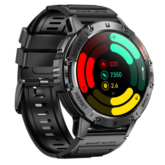 K65 1.43 inch Bluetooth Call Smart Watch, Support Heart Rate / Blood Oxygen(Black) by bashfashion