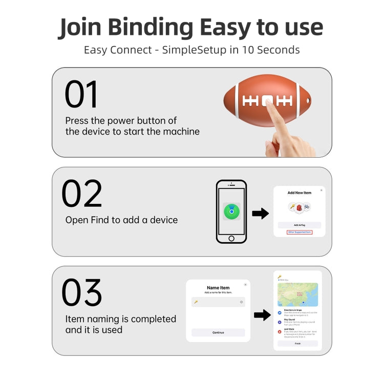 F6 Rugby Shape Global Location Tracker Anti-lost Device(Brown) by bashfashion