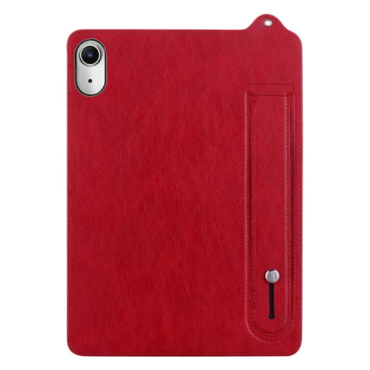For iPad 2025 / 2022 TPU Leather Back Tablet Case with Wristband(Red) by bashfashion