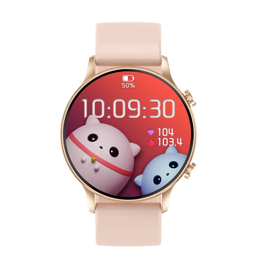 CY19 1.32 inch AMOLED Screen Silicone Strap Smart Watch, Blood Oxygen/Blood Pressure/Heart Rate(Pink) by bashfashion