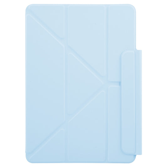 For Xiaomi Pad 7 / 7 Pro Fixed Buckle Magnetic Deformation Leather Tablet Case(Ice Blue) by bashfashion