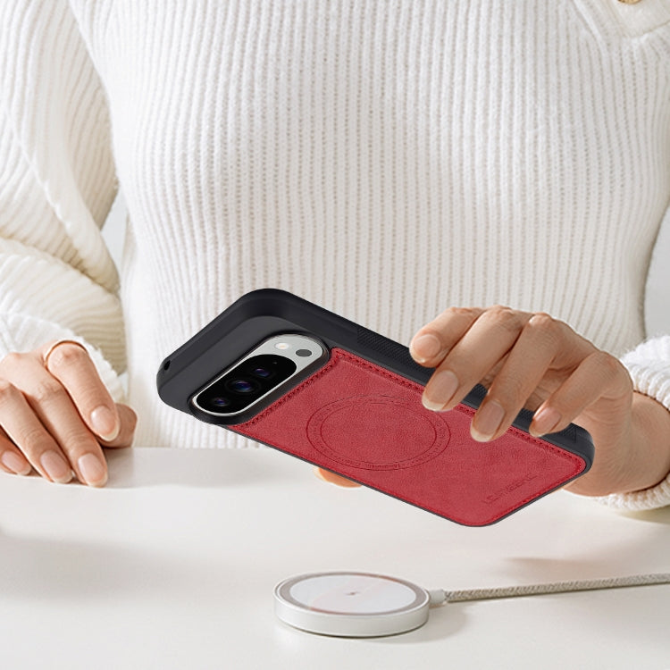 For Google Pixel 9 / 9 Pro LC.IMEEKE Magsafe Phone Case(Red) by LC.IMEEKE