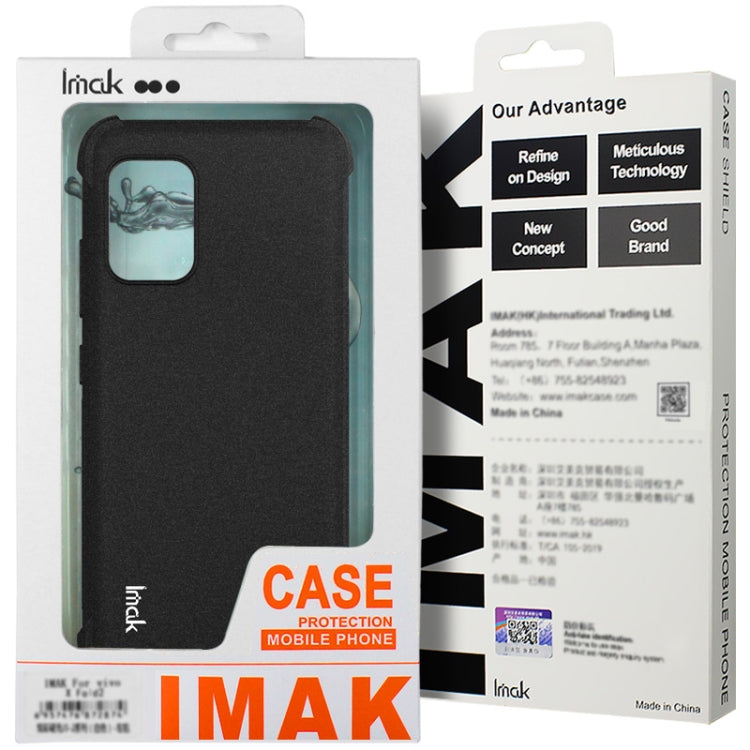 For Asus ROG Phone 9 / ROG Phone 9 Pro imak Shockproof Airbag TPU Phone Case(Matte Black) by imak