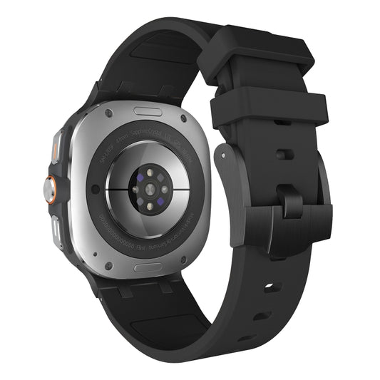 For Samsung Galaxy Watch Ultra 47mm / Ultra 2025 AP Series Liquid Silicone Watch Band(Black) by bashfashion