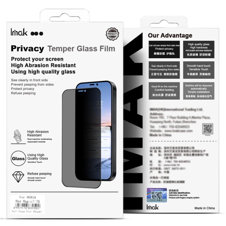For Samsung Galaxy A16 5G / 4G imak HD Full Screen Privacy Tempered Glass Protective Film by imak