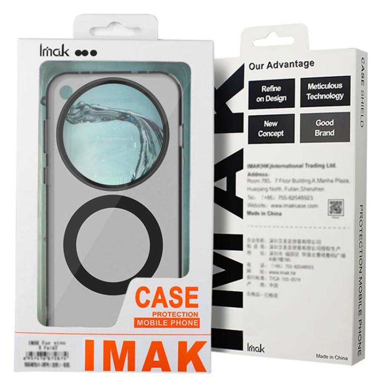 For Redmi Note 14 Pro 5G IMAK Chocolate Series TPU + PET MagSafe Phone Case(Black) by imak