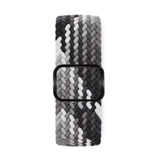 For Apple Watch 46mm / 49mm / 45mm / 44mm Kalebol Eight Buckle Nylon Braided Watch Band(Chocolate) by Kalebol