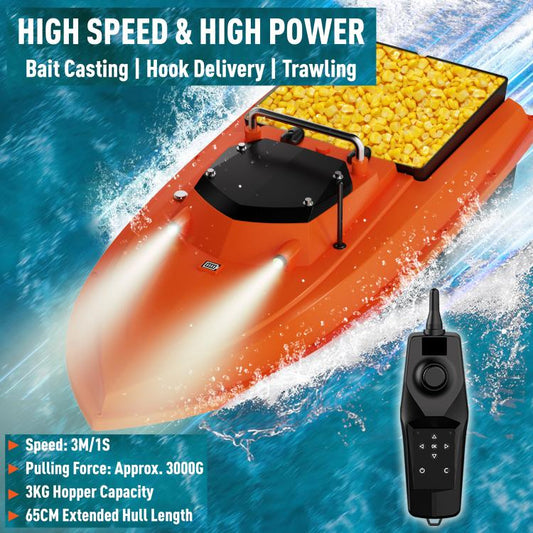 D80 High Power Smart Remote Control Fishing Bait Boat Support Trawling, Plug:UK Plug by bashfashion