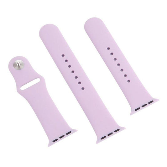 For Apple Watch 46mm / 49mm / 45mm / 44mm xDfind Solid Color Silicone Sports Watch Band(Purple) by xDfind