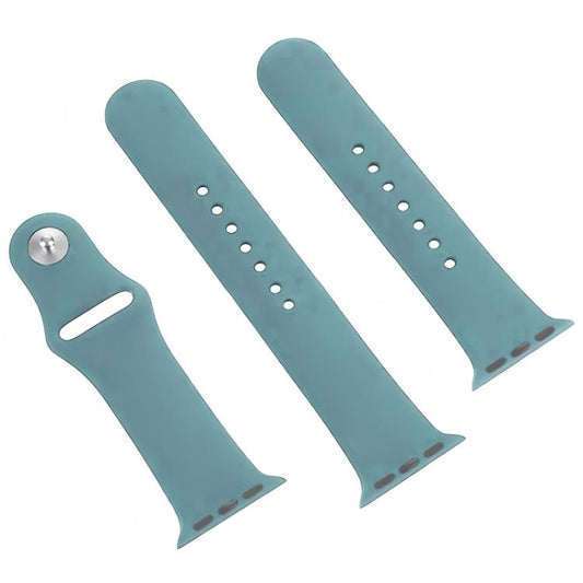 For Apple Watch 46mm / 49mm / 45mm / 44mm xDfind Solid Color Silicone Sports Watch Band(Dark Green) by xDfind