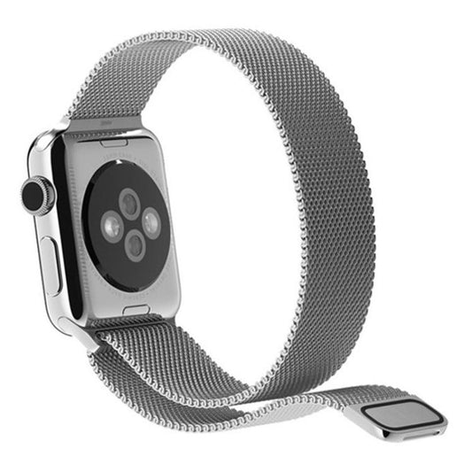 For Apple Watch 42mm / 41mm / 40mm / 38mm xDfind Milanese Loop Magnetic Metal Watch Band(Silver) by xDfind