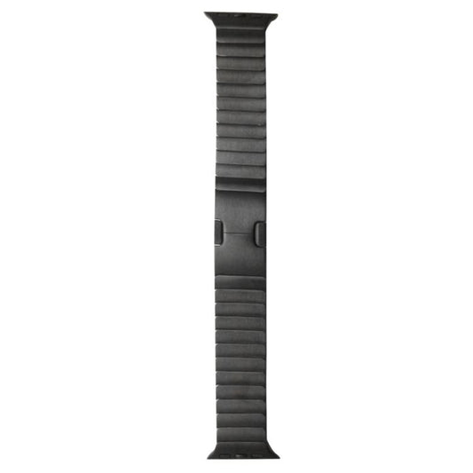 For Apple Watch 46mm / 49mm / 45mm / 44mm xDfind One Bead Stainless Steel Watch Band(Black) by xDfind