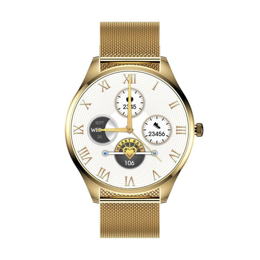 H77 1.43 inch AMOLED Screen Health & Fitness Smart Watch IP67 Waterproof Support BT Call(Gold) by bashfashion