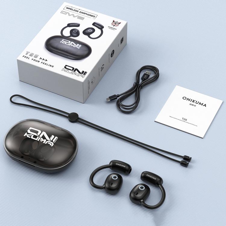 ONIKUMA T25 Sport Wireless Bluetooth Earphone(Black) by ONIKUMA