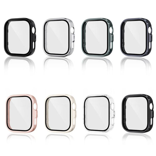 For Huawei Watch Fit 4 Pro Tempered Film Integrated PC Watch Protective Case(Midnight Blue) by bashfashion