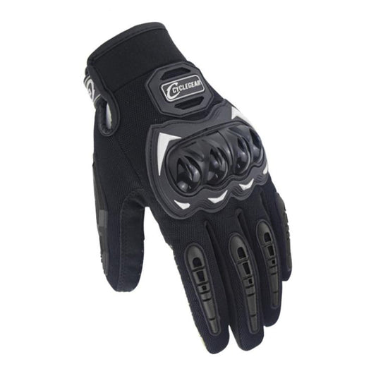 SOMAN CG666 Motorcycle Riding Anti-slip Full Finger Gloves, Size:XL(Black) by SOMAN