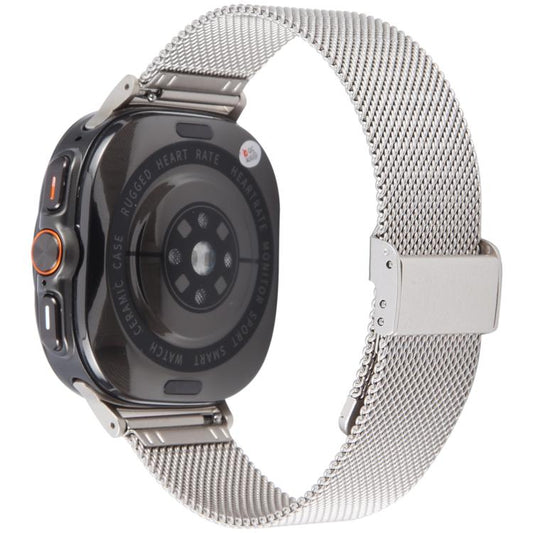 For Samsung Galaxy Watch Ultra 47mm / Ultra 2025 Milanese Integrated Buckle Metal Watch Band(Starlight) by bashfashion