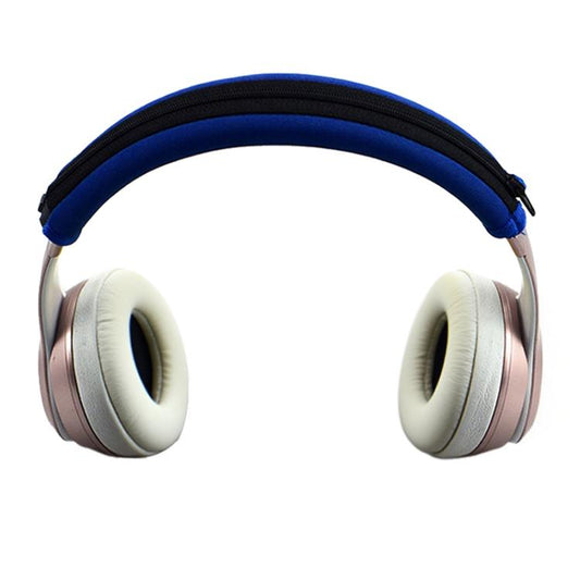 For Beats Solo3 / Solo2 Neoprene Zipper Headband Cushion Pad Replacement Parts(Blue) by bashfashion